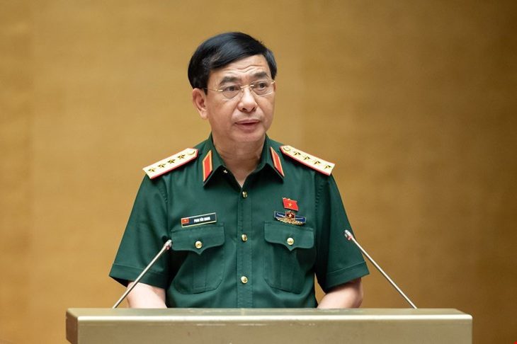 Bộ trưởng Bộ Quốc phòng Phan Văn Giang nhận nhiều phiếu tín nhiệm cao nhất - Ảnh 1. Đại tướng Phan Văn Giang - Ảnh: GIA HÂN